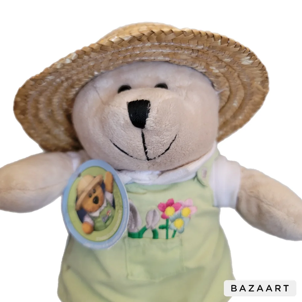 Starbucks Bearista Bear Plush 2006 The Spring Gardener Stuffed Animal Vintage - Picture 2 of 5